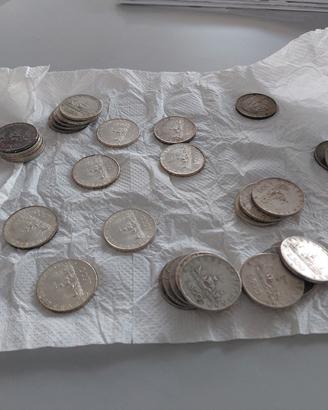 monete da 500 lire in argento