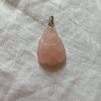 ciondolo in quarzo rosa 