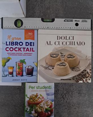 Mini stock di 3 libri di cucina