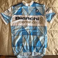 Maglia Bianchi Centenario 1985-Rarissima mai usata