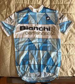 Maglia Bianchi Centenario 1985-Rarissima mai usata