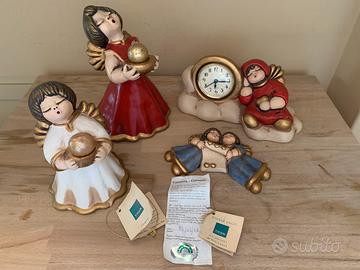 Lotto THUN angioletti grandi e orologio sveglia