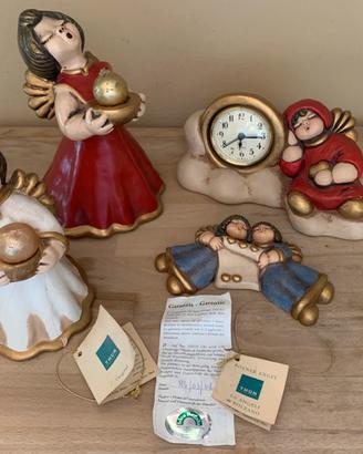 Lotto THUN angioletti grandi e orologio sveglia
