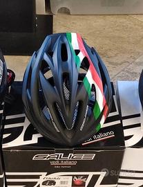 Casco bici Salice tricolore