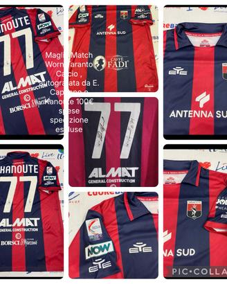 Maglia Match Worn Taranto Calcip