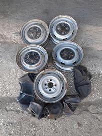 Cerchi e camere d'aria Fiat 126 personal 