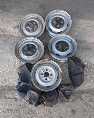 Cerchi e camere d'aria Fiat 126 personal 