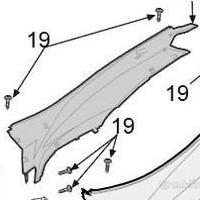 Fianco DX Peugeot Tweet 125 grigio