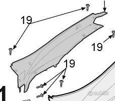 Fianco DX Peugeot Tweet 125 grigio