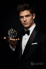Orologio artigianale in carta n° 4 - Tevere