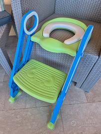 Riduttore WC bambini con scaletta e maniglie
