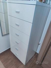 set camera letto un como un settimino e 2 comodini