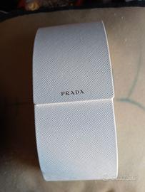 porta occhiali prada pelle