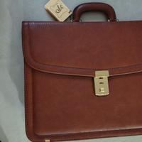 Borsa porta documenti in vera pelle Ugo pasi