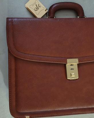 Borsa porta documenti in vera pelle Ugo pasi