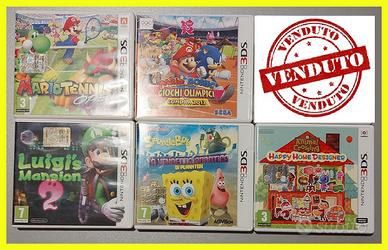 3DS NINTENDO - LOTTO 5 GIOCHI