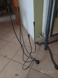 specchio e portacandele 