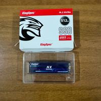 SSD KingSpec NX 512GB Gen4 NVMe M.2, 3500 MB/s