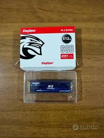 SSD KingSpec NX 512GB Gen4 NVMe M.2, 3500 MB/s