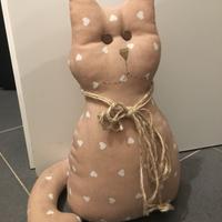 Fermaporta a forma di gatto