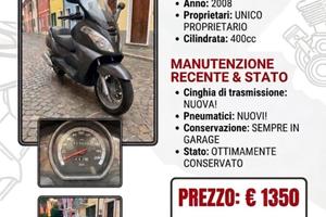 Aprilia Atlantic 400 tenuto benissimo