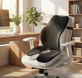 Seduta Ergonomica Memory Foam (Seduta + Lombare)