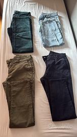 Lotto 9 Pantaloni/Jeans Uomo Taglia M Vari Modelli