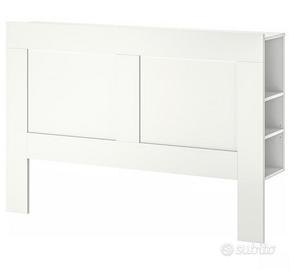 Testiera bianca letto matrimoniale ikea