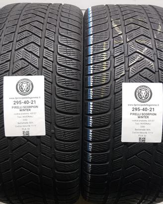 2 GOMME 295 40 21 PIRELLI A63137