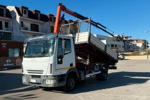 IVECO 75e15 GRU 4 SFILI E RIBALTABILE