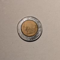 Rara moneta da 500 lire anno 1989 - errore conio