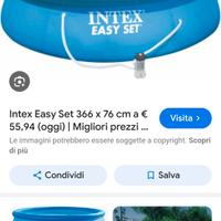 piscina rotonda intex