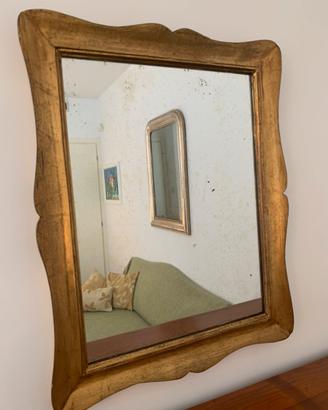 Cornice d'epoca con specchio