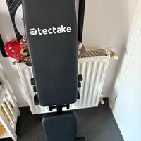 Panca per palestra e kit manubri