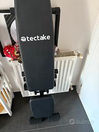 Panca per palestra e kit manubri