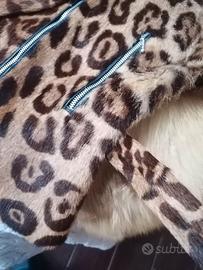 Giacca vero Leopardo non stampato