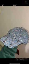 Cappello a jeans brillantinato