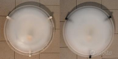 Plafoniere Lampade Vetro Satinato cm. 40