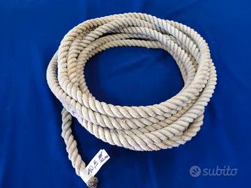 Cima in nylon 3 legnuoli 22 mm lunghezza 10,5 m