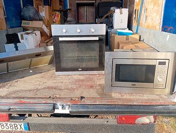 Beko forno+microonde+cappa