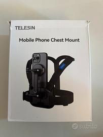 Telesin supporto da torace smartphone