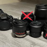 Panasonic Lumix G80 con Obiettivi