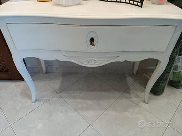 consolle shabby ingresso legno massello