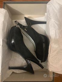 Sandali Spuntati Slingback NeroGiardini