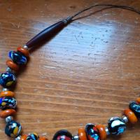 collana in pasta di vetro 