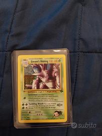 carta pokemon vintage