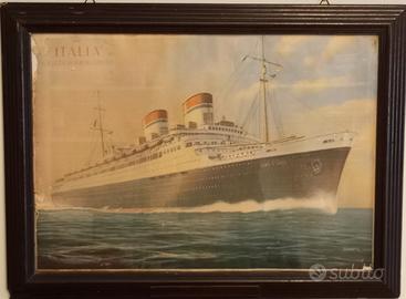 Locandina pubblicitaria d'epoca