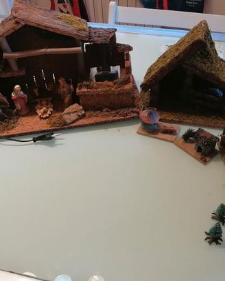 Presepe completo con personaggi 