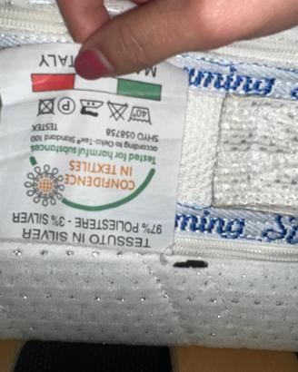 Letto in metallo piu materasso made in italy