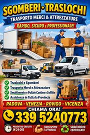 Trasporti, Traslochi , Sgomberi Padova Venezia Rov